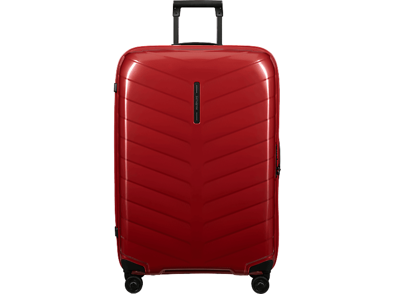 SAMSONITE Attrix Spinner nagy méretű bőrönd 75cm, keményfedeles, piros (146119-1726)