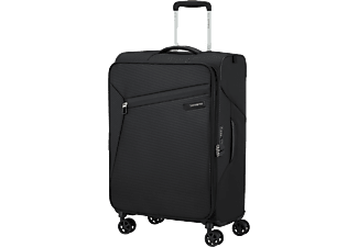 SAMSONITE Litebeam Spinner közepes méretű bőrönd 66cm, bővíthető, puhafedeles, fekete (146853-1041)