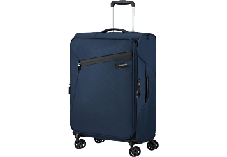 SAMSONITE Litebeam Spinner közepes méretű bőrönd 66cm, bővíthető, puhafedeles, sötétkék (146853-1549)