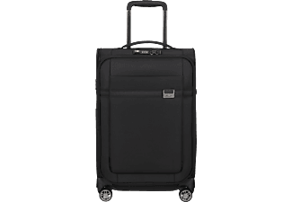 SAMSONITE Airea Spinner kabin méretű bőrönd 55cm, bővíthető, puhafedeles, fekete (133622-1041)