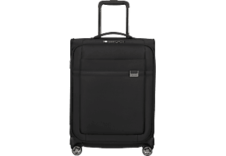 SAMSONITE Airea Spinner kabin méretű bőrönd 55cm, puhafedeles, fekete (133623-1041)