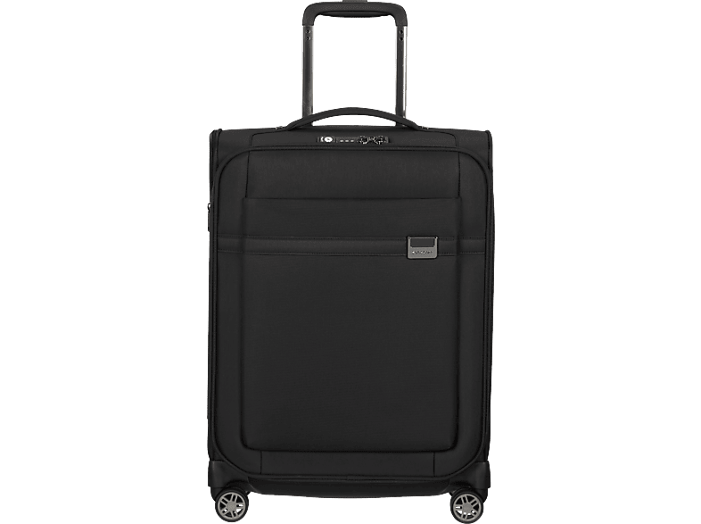 SAMSONITE Airea Spinner kabin méretű bőrönd 55cm, puhafedeles, fekete (133623-1041)