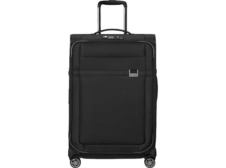 SAMSONITE Airea Spinner közepes méretű bőrönd 67cm, bővíthető, puhafedeles, fekete (133625-1041)