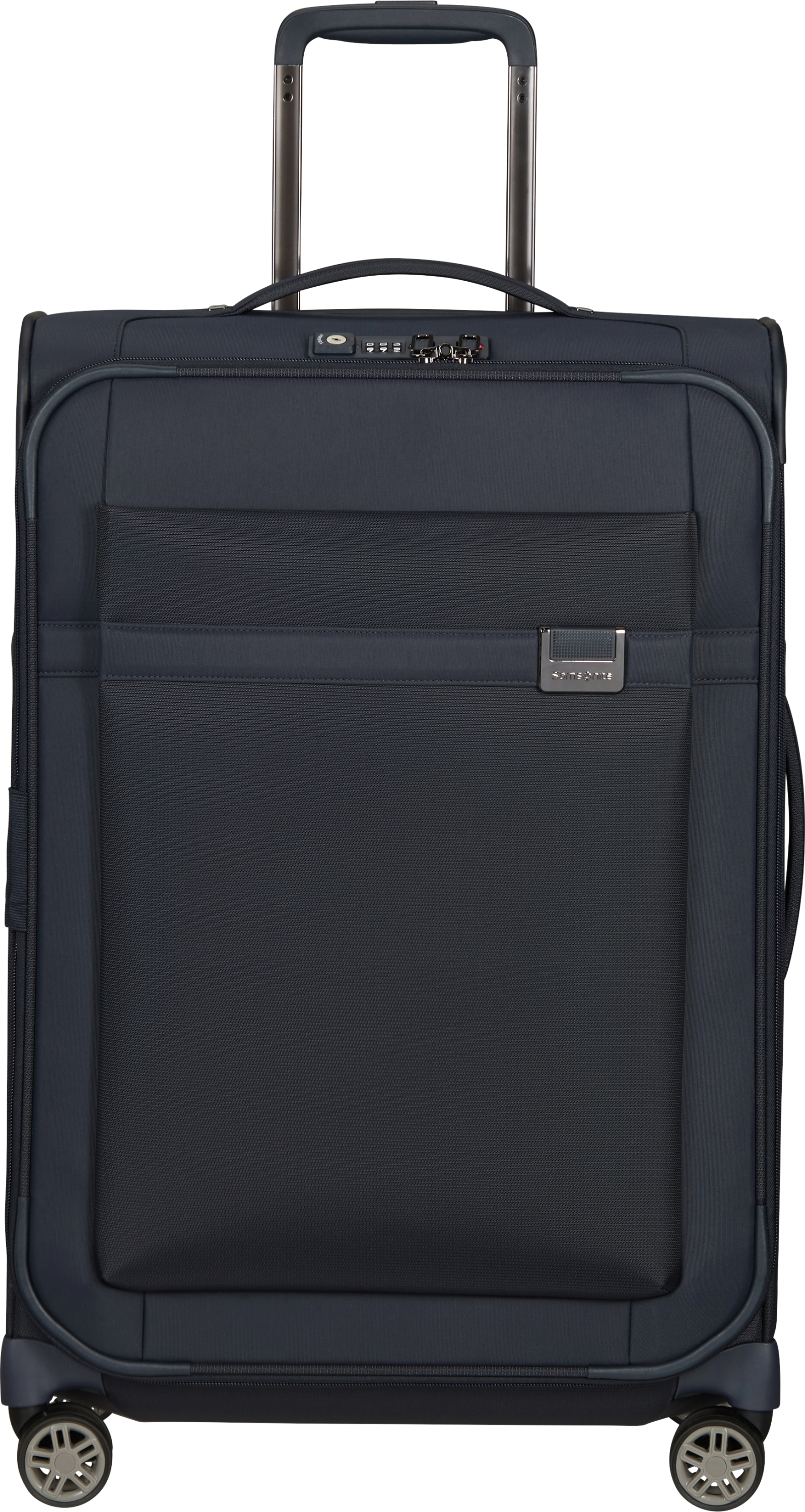 SAMSONITE Airea Spinner közepes méretű bőrönd 67cm, bővíthető, puhafedeles, sötétkék (133625-1247)