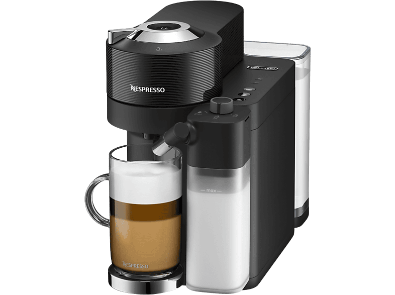 De'Longhi Nespresso® Vertuo Lattissima ENV300.B, 1500 W, 1.6 l, Depósito leche, Calentamiento 30s, Negro