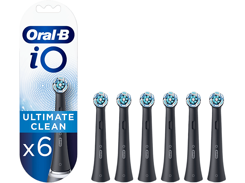 Oral B Opzetborstel Io Ultimate Clean Zwart 6 Stuks (4210201417880)