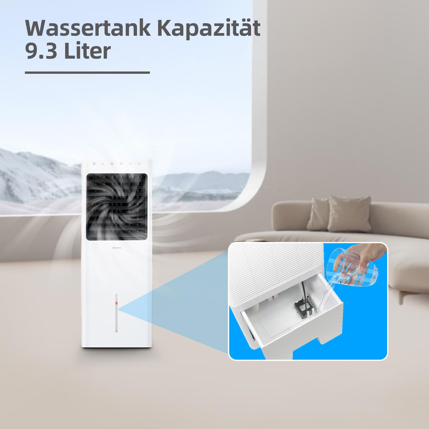 BE COOL BC9.3AC2201IKF Luftkühler