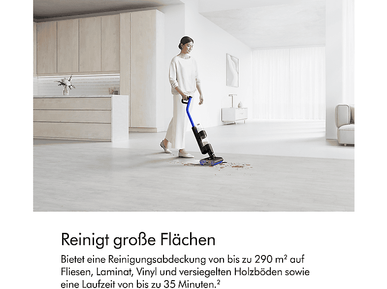 DYSON WashG1™ Nassreiniger, Akkubetrieb