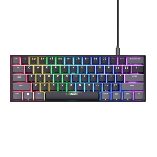 Trust GXT 867 Acira 60% mechanisch gaming toetsenbord