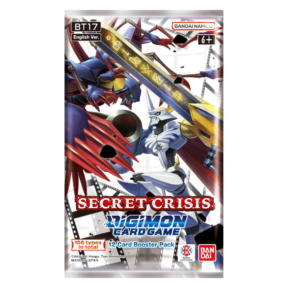 BANDAI DIGIMON CARD GAME Booster - Secret Crisis (BT17) (Einzelartikel) Sammelkarten