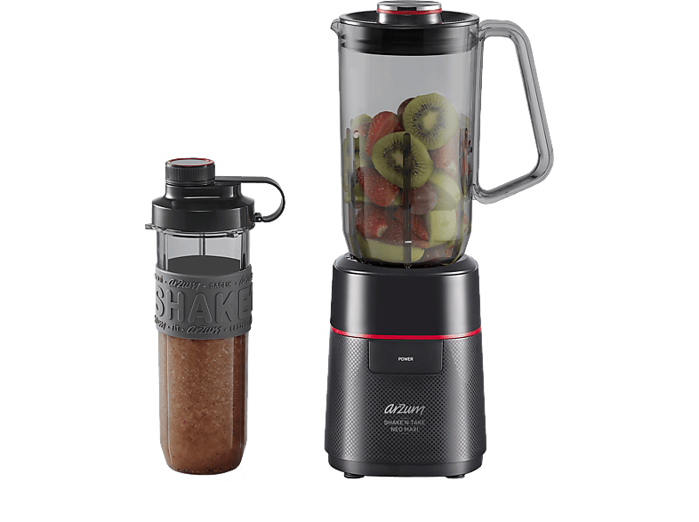 ARZUM AR1174 Shake'N Take Neo Maxi Sürahi Blender Siyah