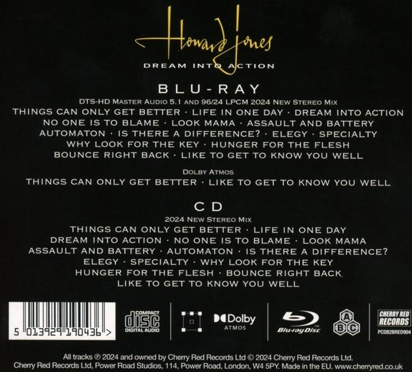 CD-Cover für Howard Jones' Album Dream Into Action.