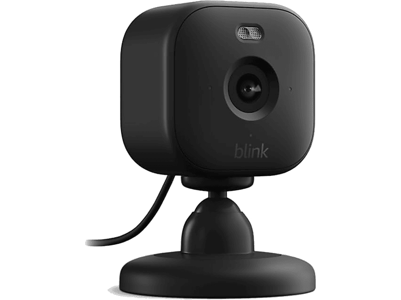 Cámara de vigilancia IP - Amazon Blink Mini 2, HD, Visión nocturna en color, Audio bidireccional, Detección movimiento, Compatible Alexa, Negro