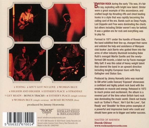 Albumcover mit Bildern einer Band. Text enthält Songtitel und den Namen des Albums.