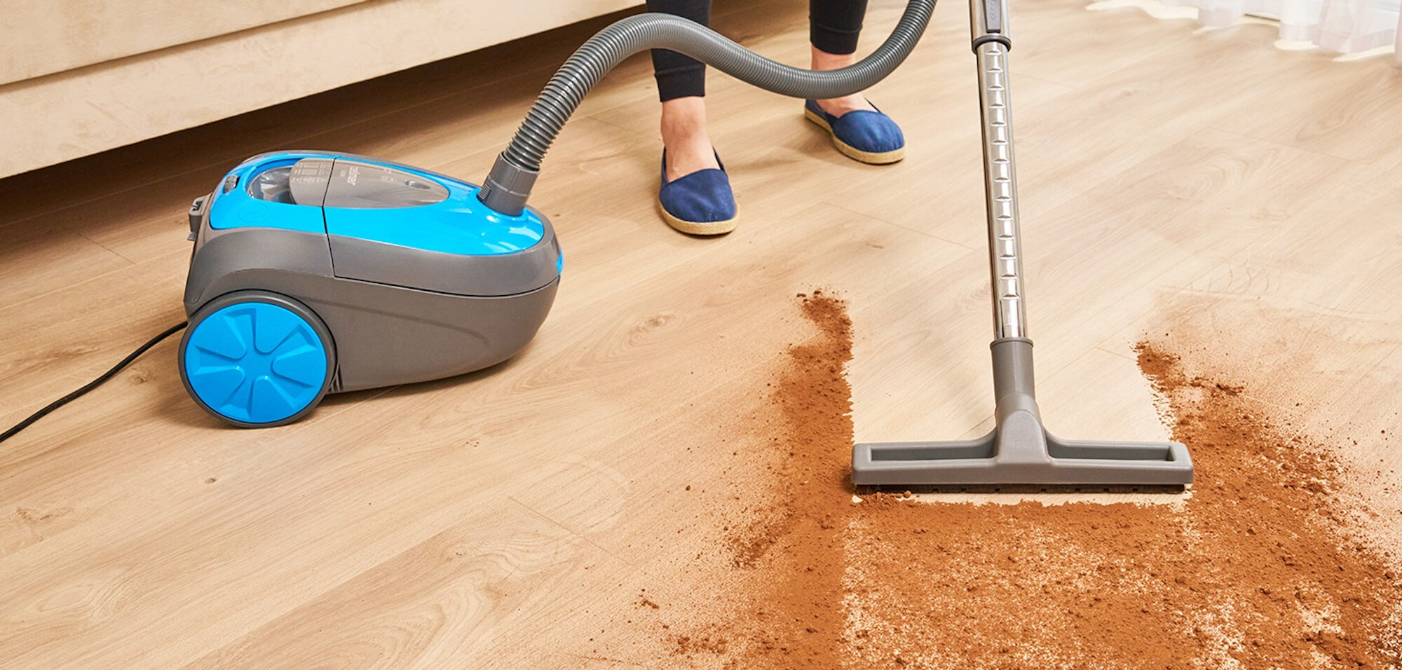 Odkurzacz z workiem ZELMER ZVC262 Tadek Niebieski