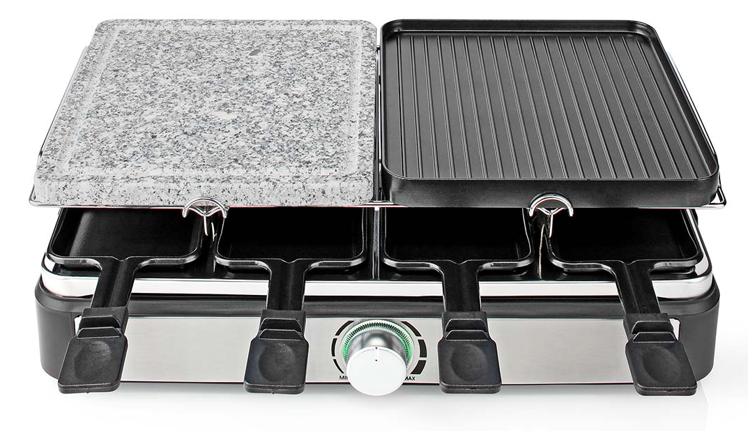 NEDIS FCRA300FBK8 Gourmet / Raclette sütőszett, 8 személyes