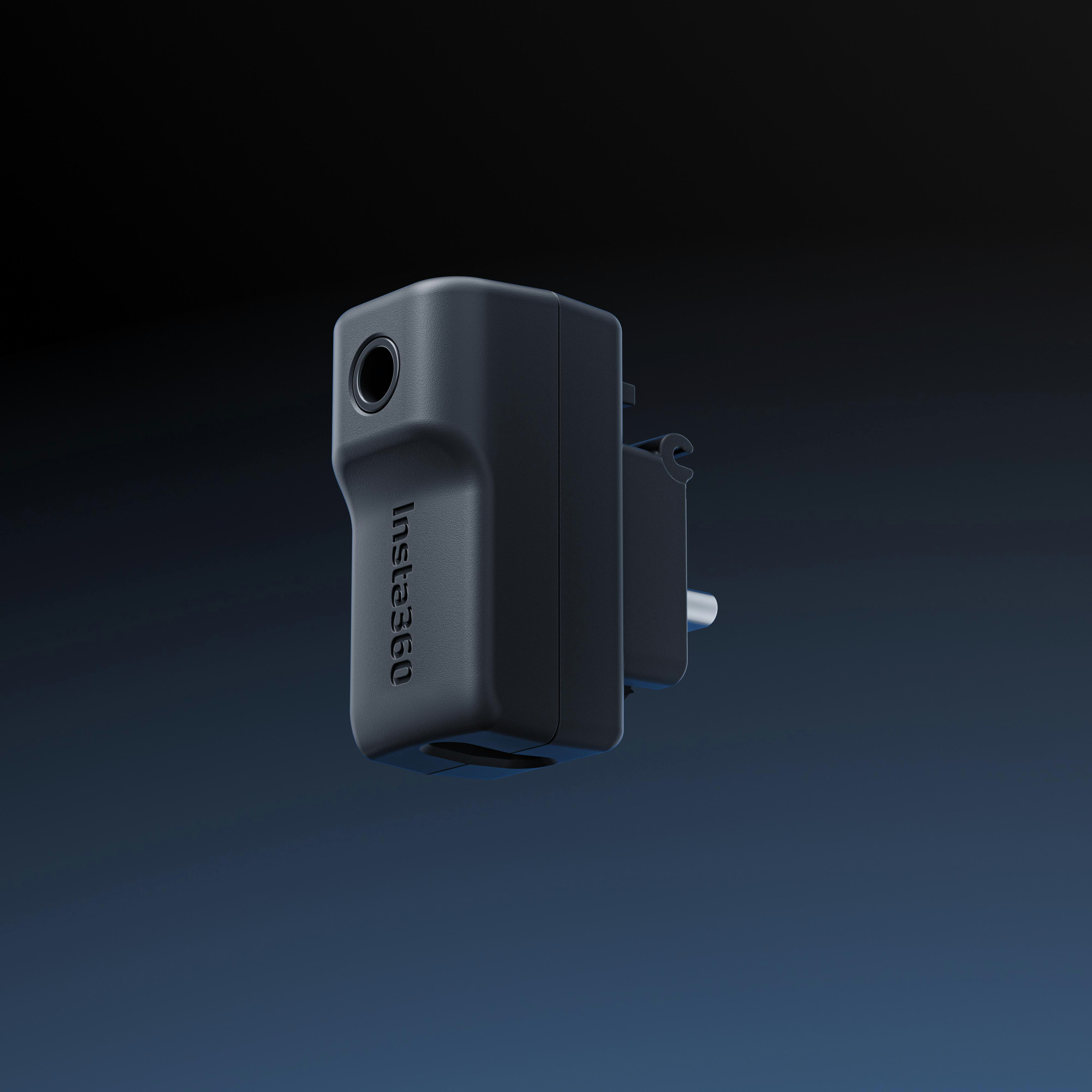 INSTA360 X4 Mic Adapter, Kamera Mikrofon, Schwarz