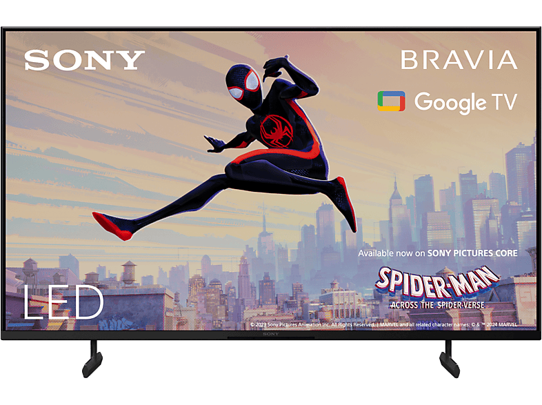 SONY KD-43X80L 4K HDR Google TV Smart LED televízió ECO megoldásokkal, Bravia Core, 108 cm