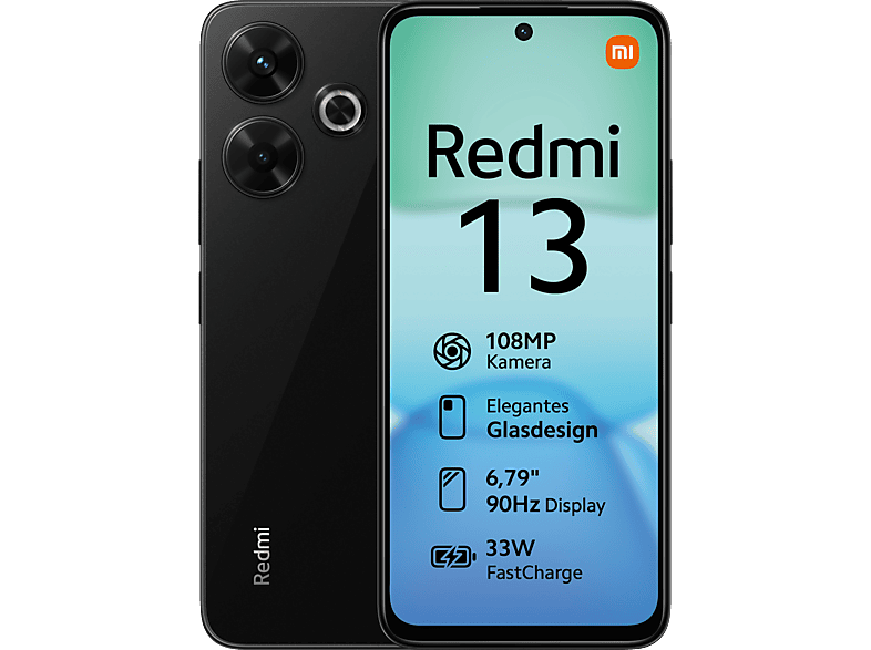 スマートフォン本体 Redmi 13X Midnight Black 6GB/128GB スマートフォン本体 Redmi 13X Midnight Black 6GB/128GB Xiaomi Redmi