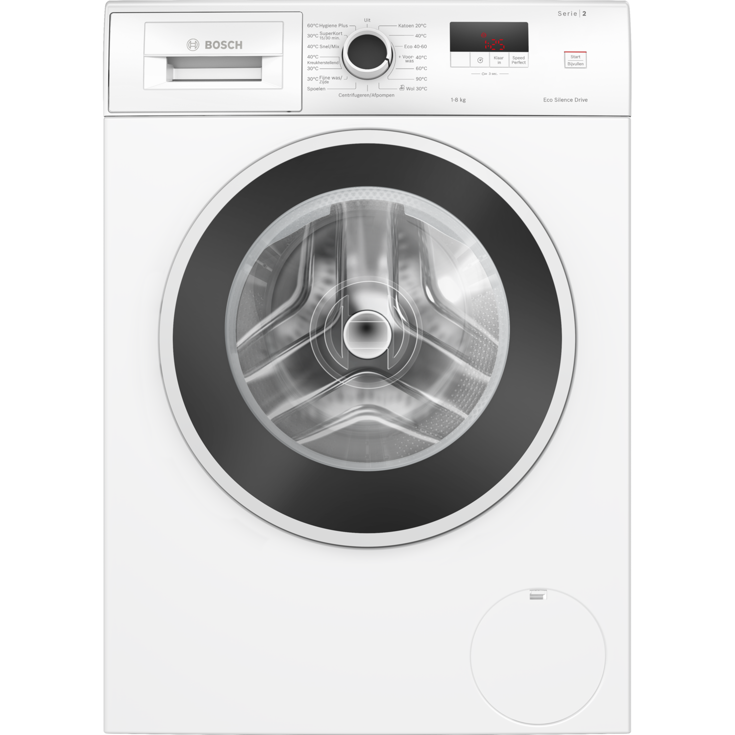 Bosch WGE03408NL Wasmachine Wit