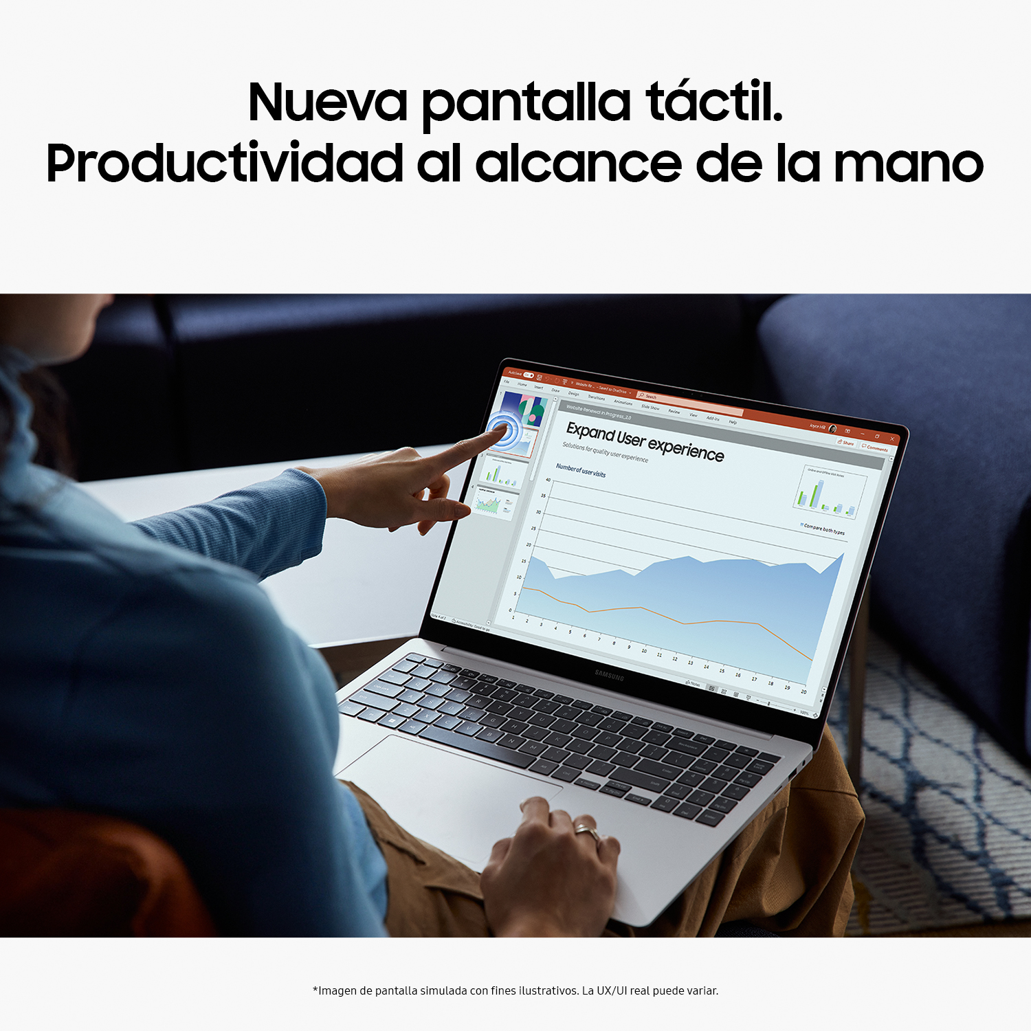 Portátil - Samsung Galaxy Book4 Pro Profesional, 16" WQXGA+, Intel® Evo™ Edition Core™ Ultra 7-155H, 32GB RAM, 512GB, Arc®, W11P, IA, Gris