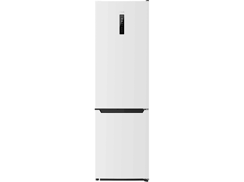 Frigorífico combi - Cecotec Bolero CoolMarket Combi 356 White D, Total No Frost, 200 cm, l, Inverter Plus, Multi Air Flow,