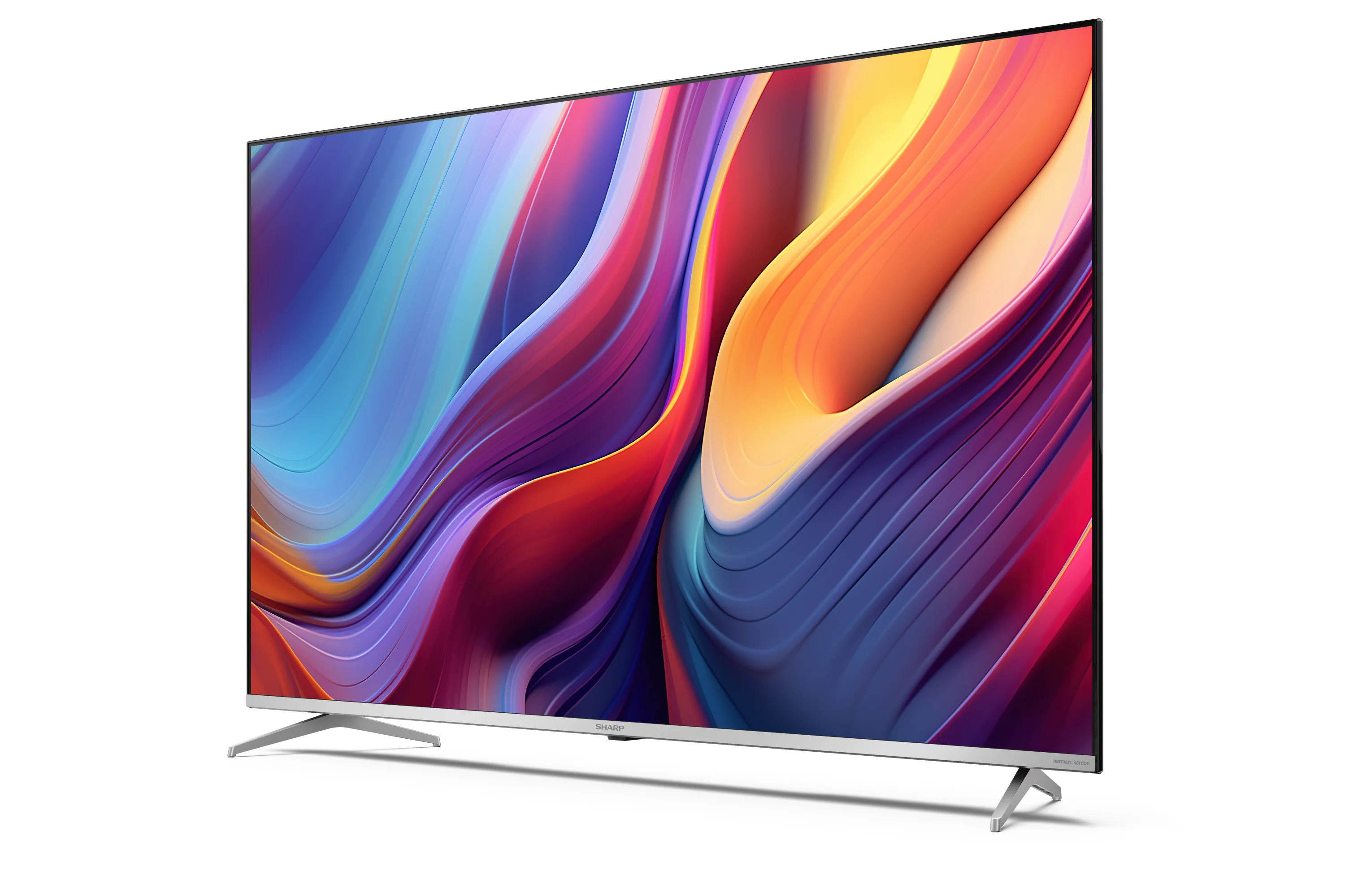 TV QLED 50" - Sharp 50GP6265E, UHD 4K, Dolby Atmos®, Smart TV, DVB-T2 (H.265), Chromecast Integrado, Google Assistant y Alexa, Negro