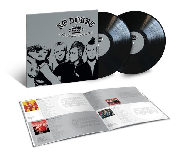 No Doubt album borító a zenekar tagjaival, ezüst dizájnnal és két bakelit lemezzel.