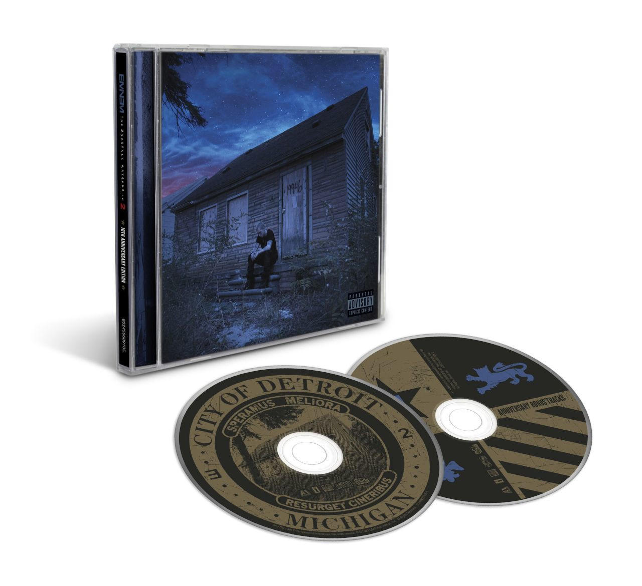 CD tok két koronggal, egy éjszakai házat és egy városi pecsétet ábrázoló albumművészettel.