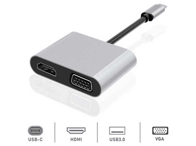 DEXIM Dexim Premium 4 in 1 USB-C Hub