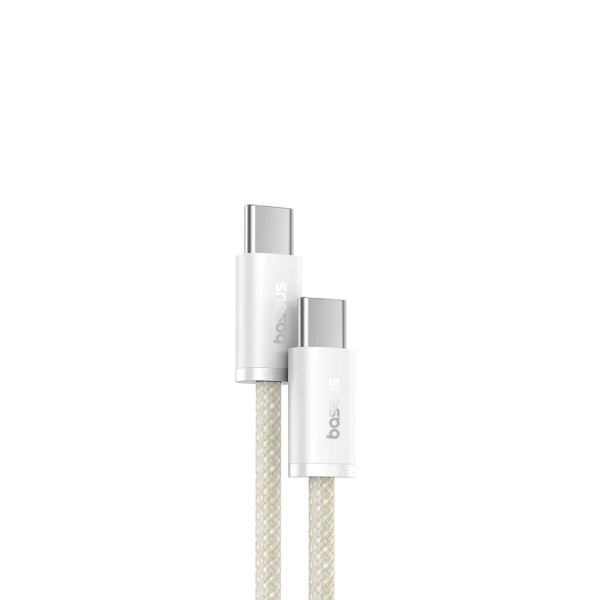 BASEUS Dynamic 3 Hızlı Şarj Özellikli Type-C to Type-C 100W Kablo 1m Sarı