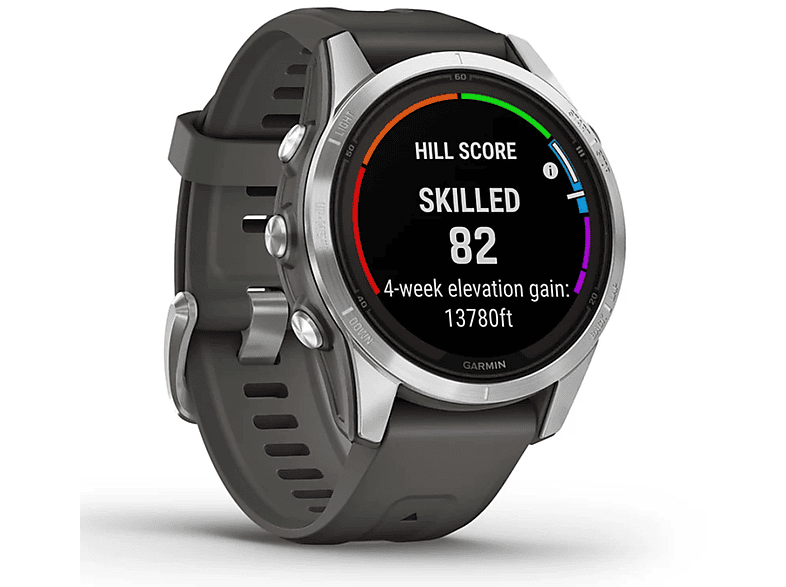 Smartwatch Garmin fenix 7S Pro Solar, Grigio Chiaro/Grafite