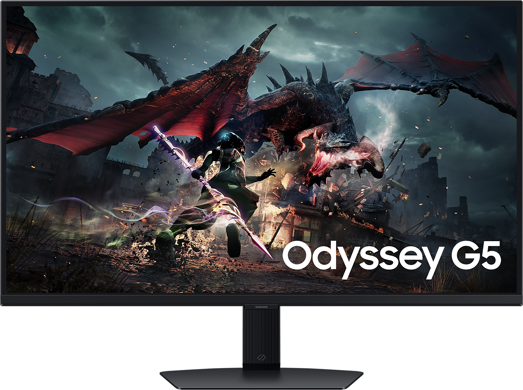 SAMSUNG Odyssey G5 S32DG502EUXEN 32'' Sík QHD 180 Hz 16:9 G-Sync IPS LED Gamer monitor