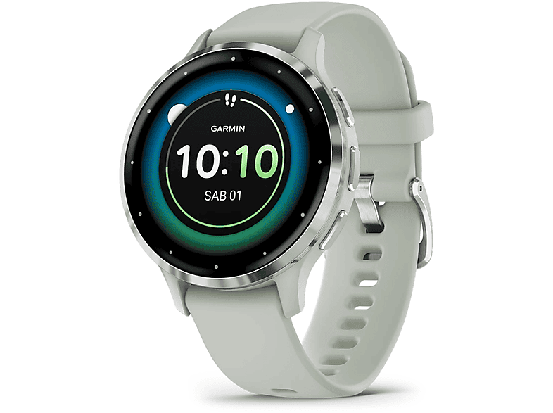 Smartwatch Garmin Venu 3S, Grigio Chiaro/Argento