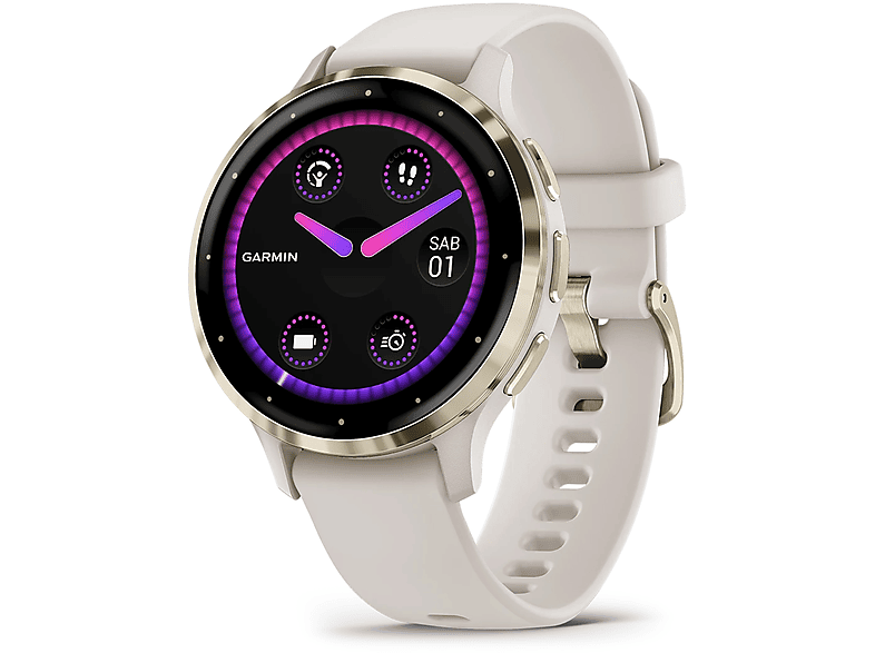 SMARTWATCH GARMIN Venu 3S, Oro /Bianco