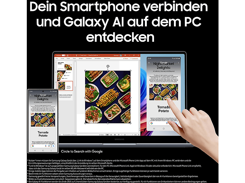 Thumbnail - SAMSUNG Galaxy Book 4 Edge, Copilot+ PC - 16 Zoll Snapdragon X Elite X1E-84-100 GB 1 TB Qualcomm Adreno™ Onboard Graphic...