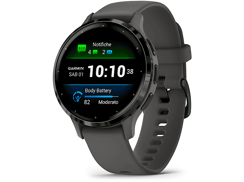 Smartwatch Garmin Venu 3S, Nero/Ardesia