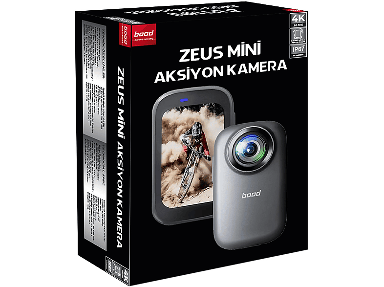 BOOD Zeus Mini Aksiyon Kamera Siyah_2