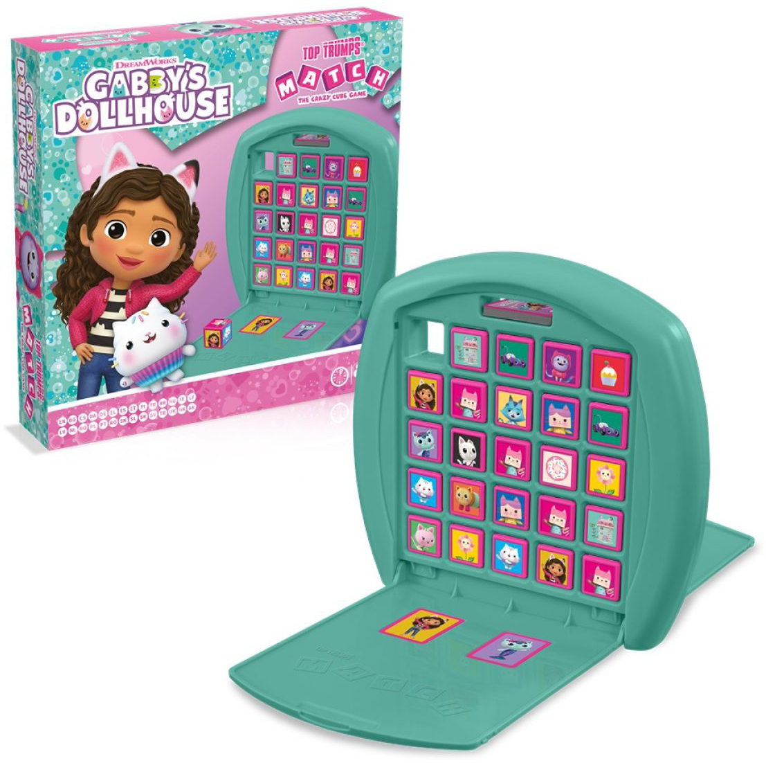 WINNING MOVES Match Gabby Babaháza magyar nyelvű társasjáték (WM04252-ML1-6)