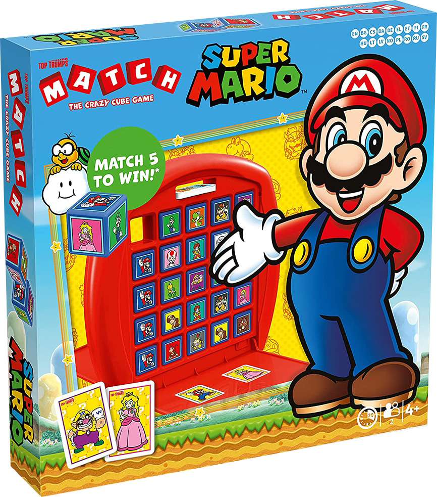 WINNING MOVES Match Super Mario magyar nyelvű társasjáték (VEG-WM02671-ML1-6)