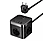 BASEUS Power Combo Cube 3AC+2U+2C 30W Şarj Adaptörü 1.5m. Siyah