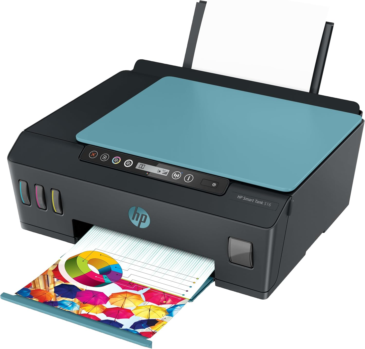 HP Smart Tank 516 Wireless All-in-One Mürekkep Püskürtmeli Yazıcı Tarayıcı Fotokopi Siyah