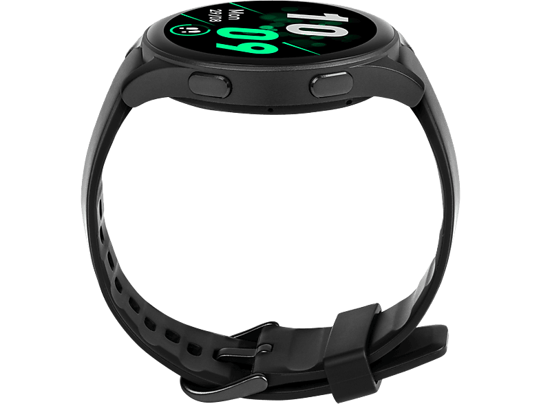 TTEC Tempus Pro 36mm AMOLED Ekranlı Yuvarlak Alüminyum Kasa Akıllı Saat Siyah_4