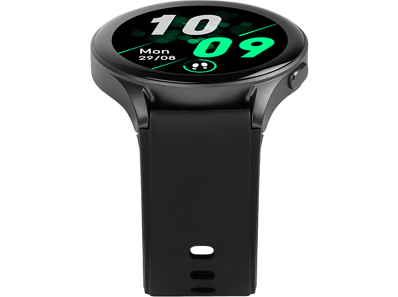 TTEC Tempus Pro 36mm AMOLED Ekranlı Yuvarlak Alüminyum Kasa Akıllı Saat Siyah_5