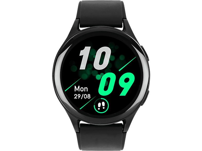 TTEC 2SW06  Tempus Pro 36mm AMOLED Ekranlı Yuvarlak Alüminyum Kasa Akıllı Saat Siyah