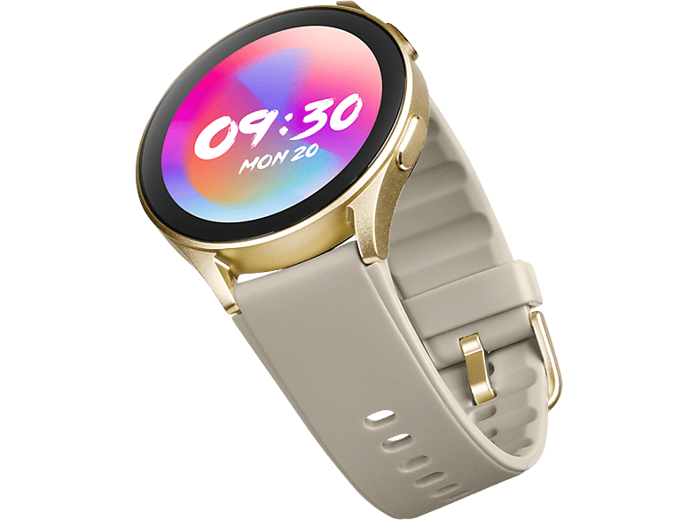 TTEC Tempus Pro 34mm AMOLED Ekranlı Yuvarlak Alüminyum Kasa Akıllı Saat Rose Gold_1