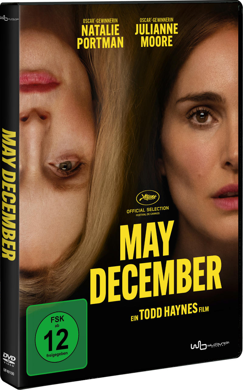 Film-DVD-Cover mit zwei Gesichtern von Frauen und Text auf schwarzem Hintergrund.