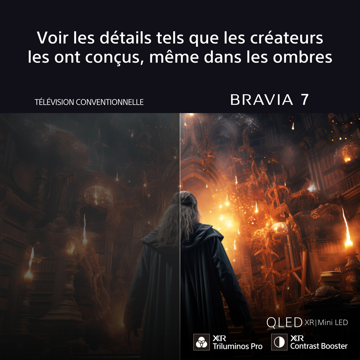 SONY 65" BRAVIA 7 - 4K QLED (XR Mini LED) 2024