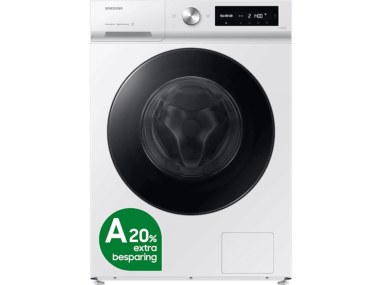 Samsung Wasmachine Voorlader A-20%* Bespoke Superspeed 7000 Serie (ww90db7u34gw)