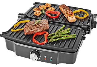 NEDIS KAGR131FSR Kontaktgrill, 1500 W, 27.8 x 17 cm, inox